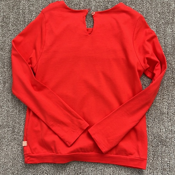 Carrement beau size 8/126 cm like new king sleeve cotton shirt - red/Orange - Picture 5 of 5